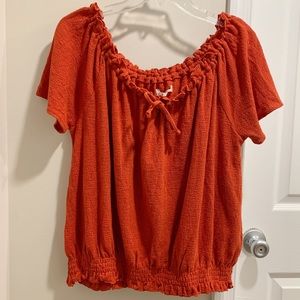 NWOT Madewell Drawstring Blouse